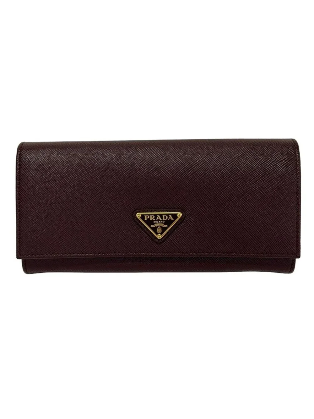 Prada Wallet Bordeaux Leather
